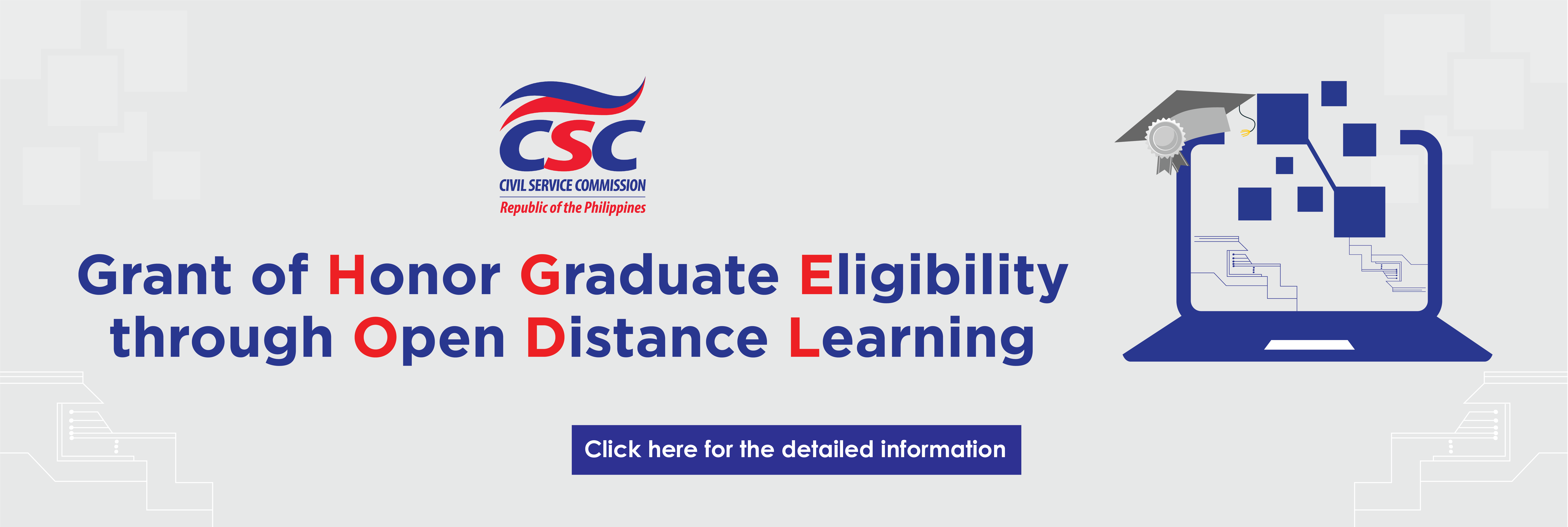 Honor Graduate Eligibility through Open Distance Learning 
